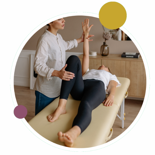 photo kinésiologue test musculaire